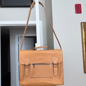 Bree Tan Leather Women's Satchel